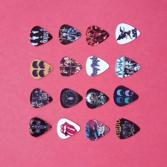 Guitar Band Picks Heavy Metal Rock - Picture 3 of 11